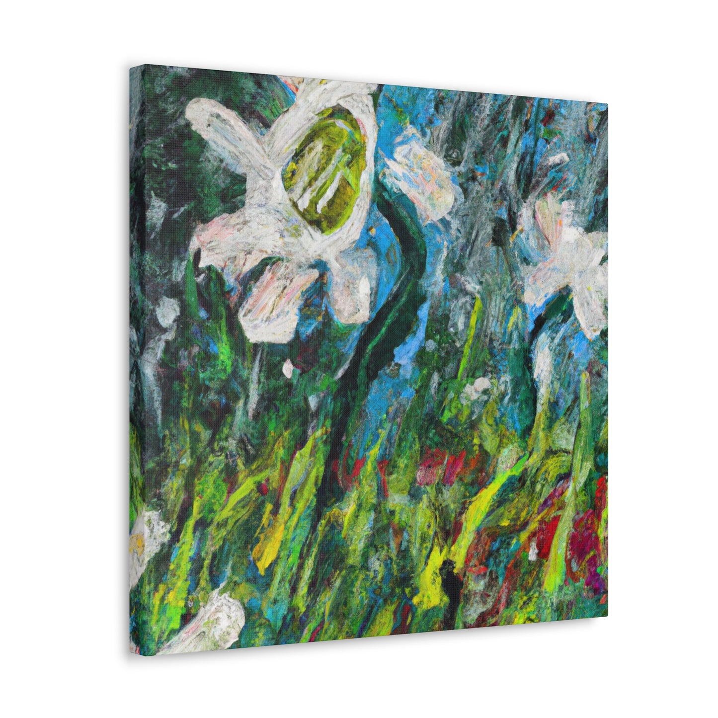 Daisy in Expressionism - Canvas