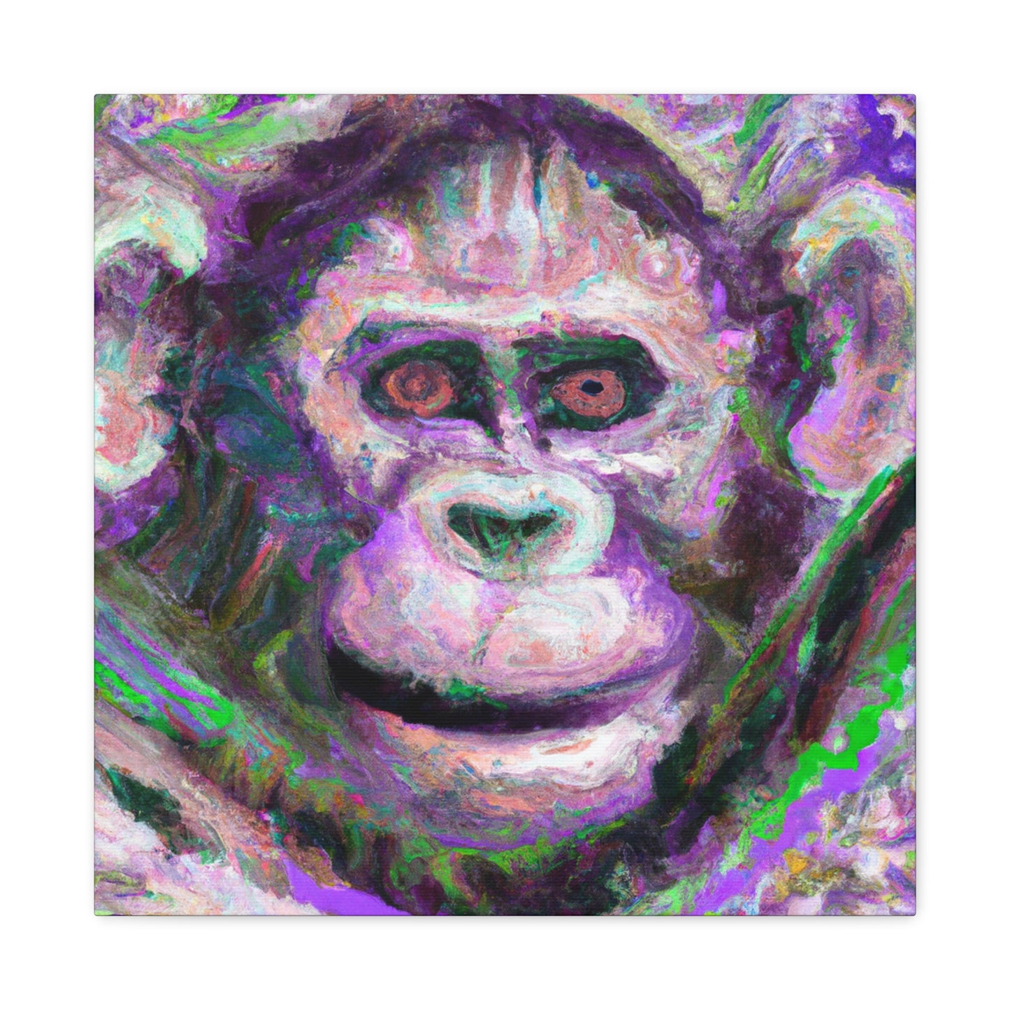 "Chimp in Expressionism" - Canvas