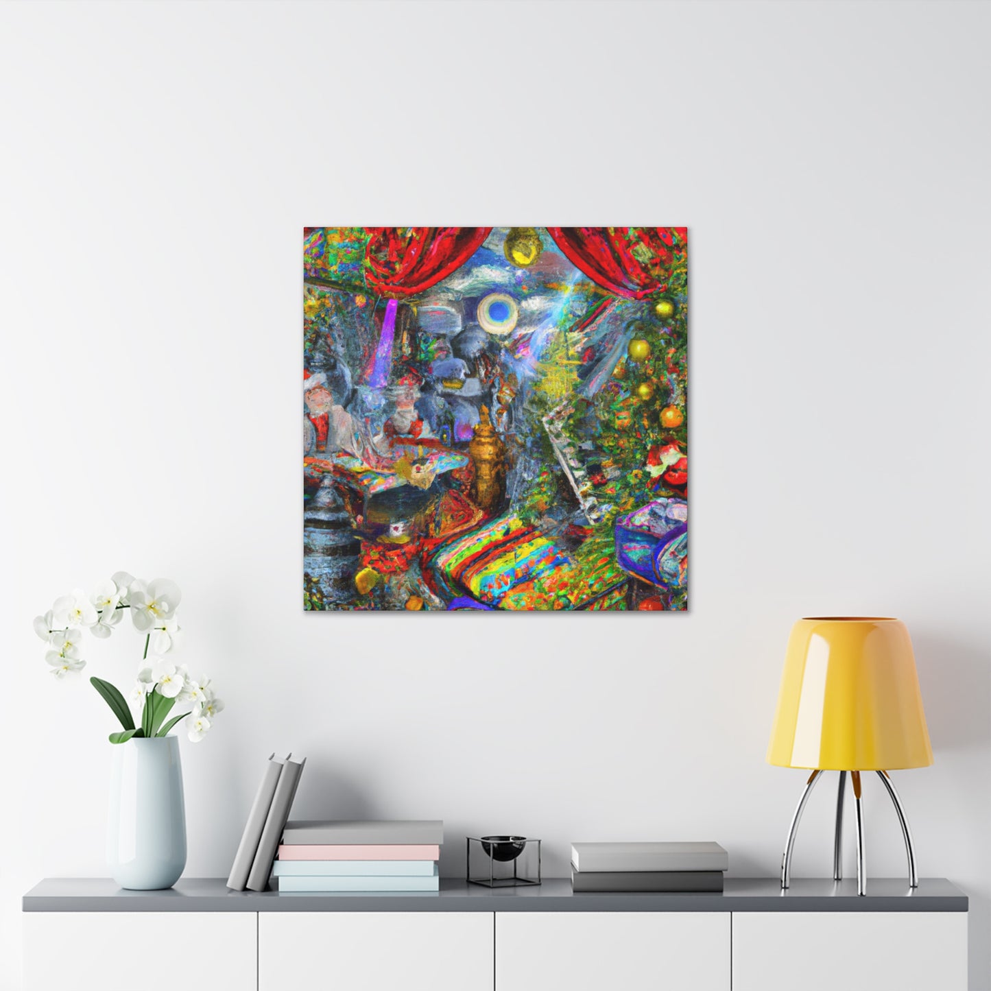 Santa's Surreal Workshop - Canvas