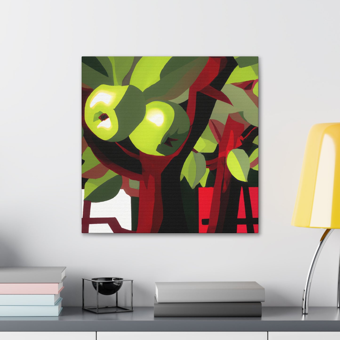 "Apple Tree Reflection: Deco" - Canvas