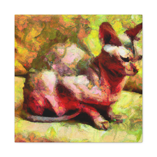 Sphynx in the Impressionism - Canvas