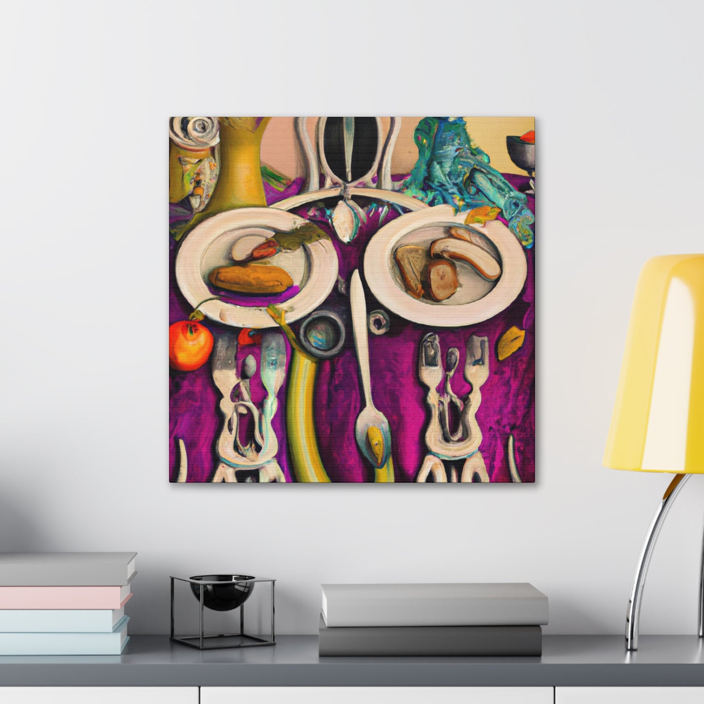 The Dinner Feast Scene - Canvas