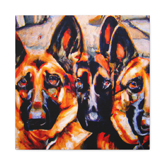 "Mystic German Shepherd Dream" - Canvas