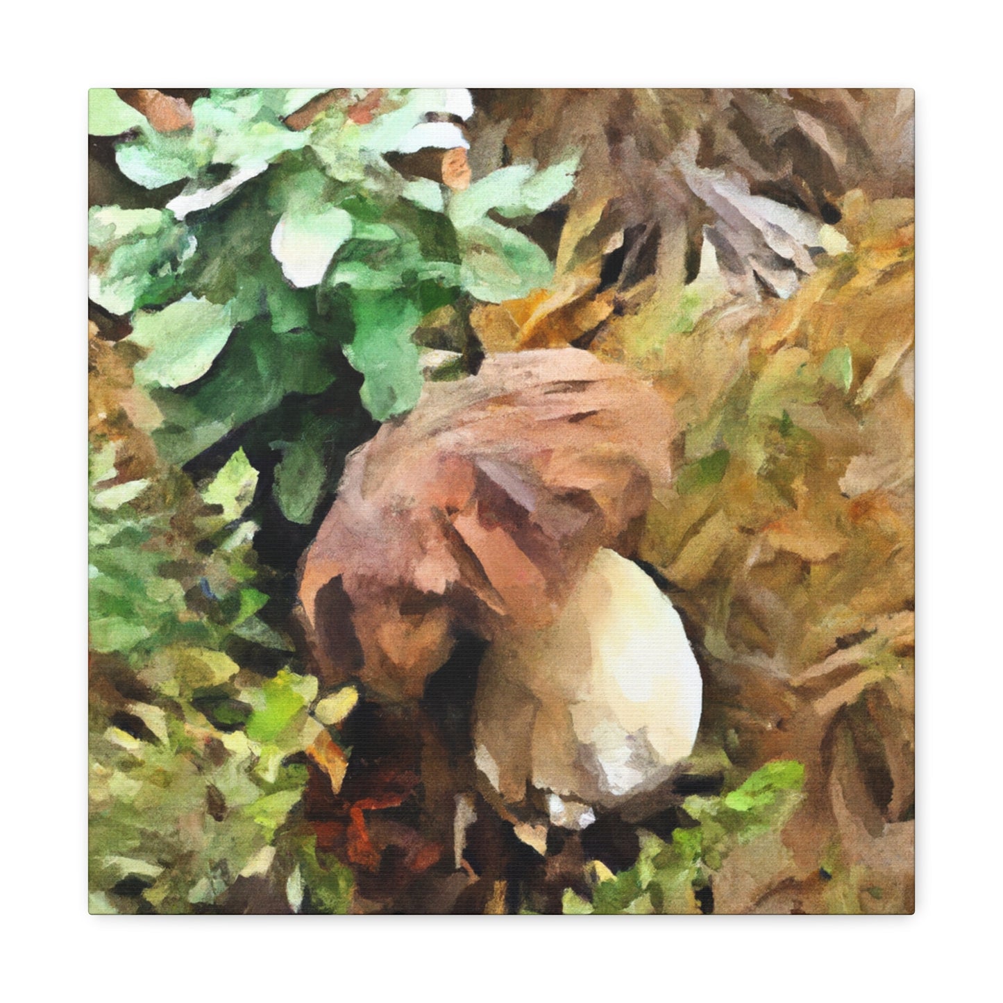 Mushrooms in Impressionism - Canvas