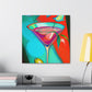 "Toasting the Martini Life" - Canvas