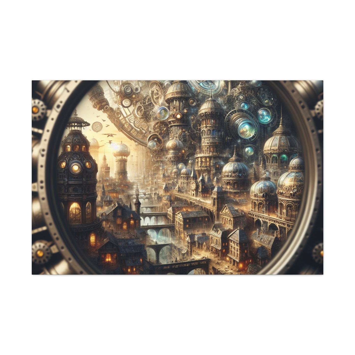 Mechanical Dreamscape Eternity - Canvas