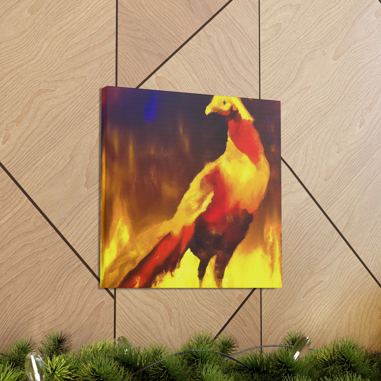 "Golden Pheasant Dance" - Canvas