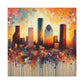 Vibrant Houston Vortex - Canvas