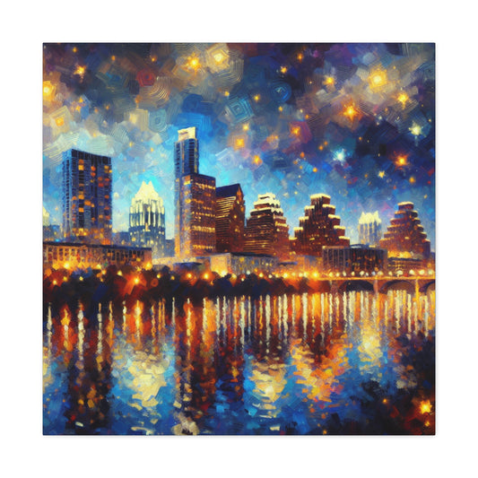 "Enchanted Cityscapes Unveiled" - Canvas