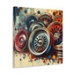 Chrome Symphony Hubcaps - Canvas