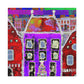 City Square Pop Mosaic - Canvas