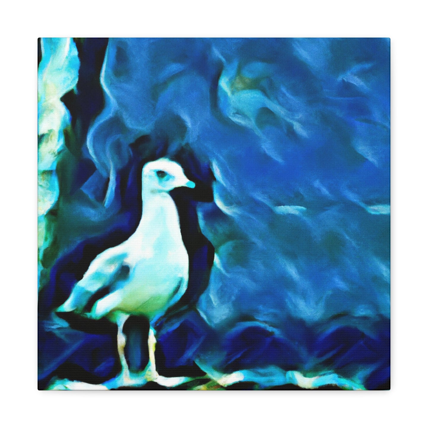 Seagull in Abstraction - Canvas