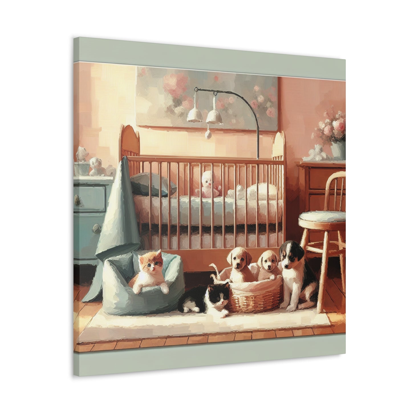 Furry Blissful Whimsy - Canvas