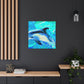 Dolphins at Playtime - Canvas