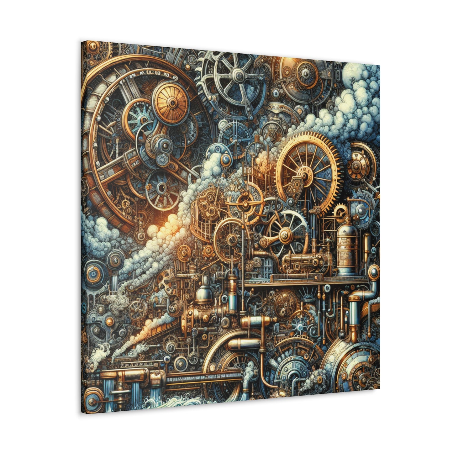 "Gears of Time’s Elixir" - Canvas