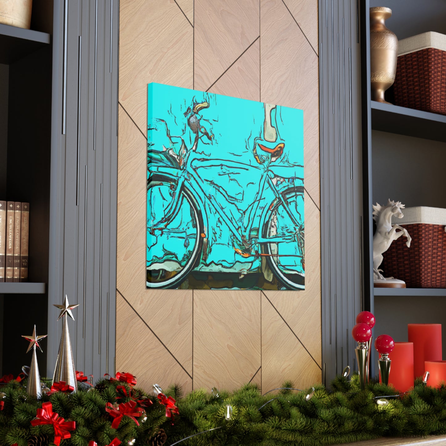 "Bicycle Through Nature's Beauty" - Canvas