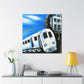 Train in the Clouds - Canvas