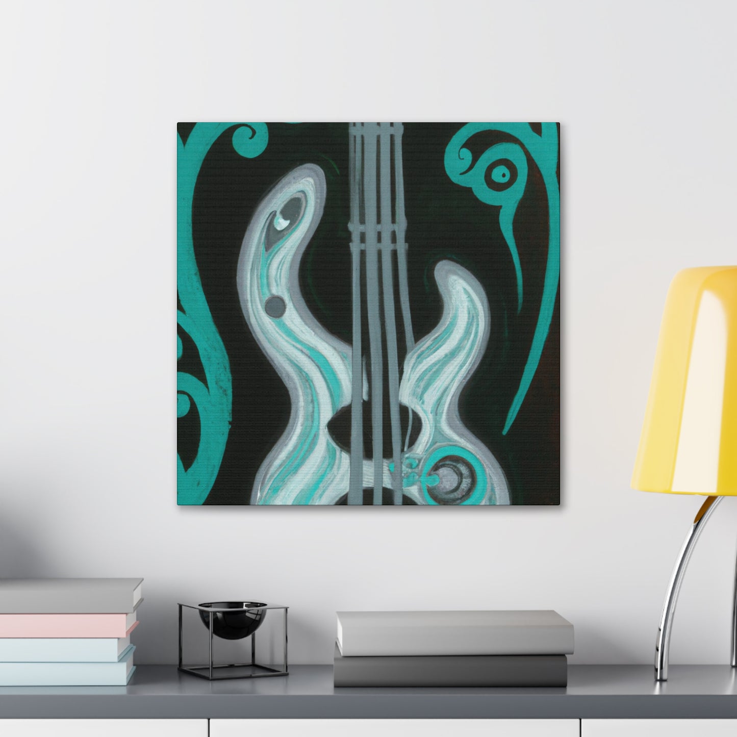 "Bass Guitar Symphony" - Canvas