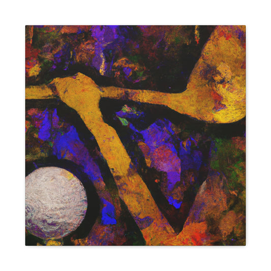 Golfing in Abstraction - Canvas