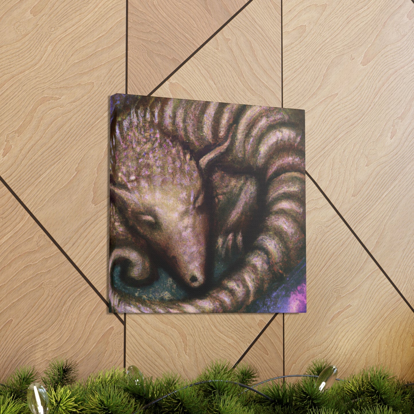 "Pangolin's Surreal Dream" - Canvas