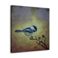 "Chickadee in Rococo" - Canvas