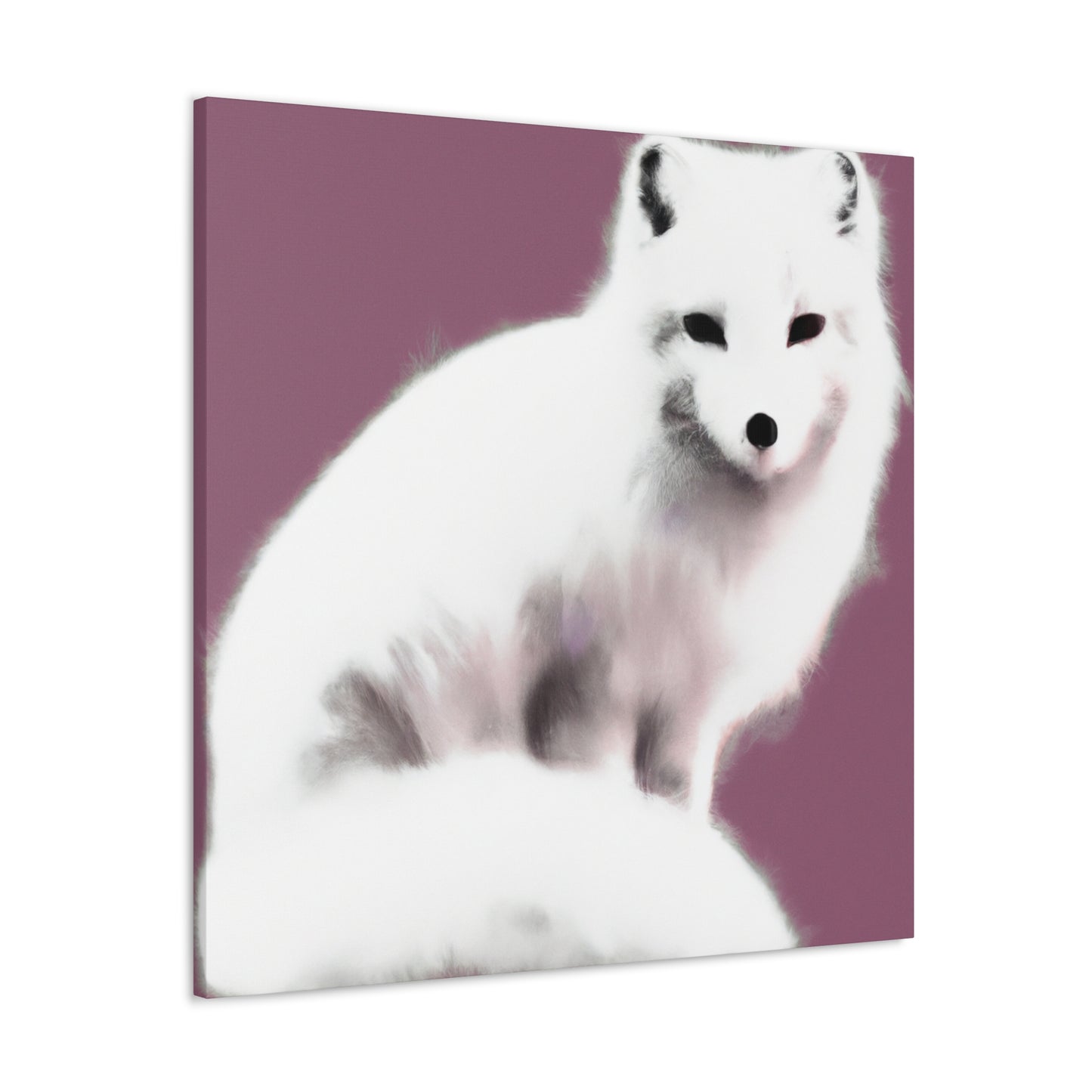 Arctic Fox Duo Bliss - Canvas