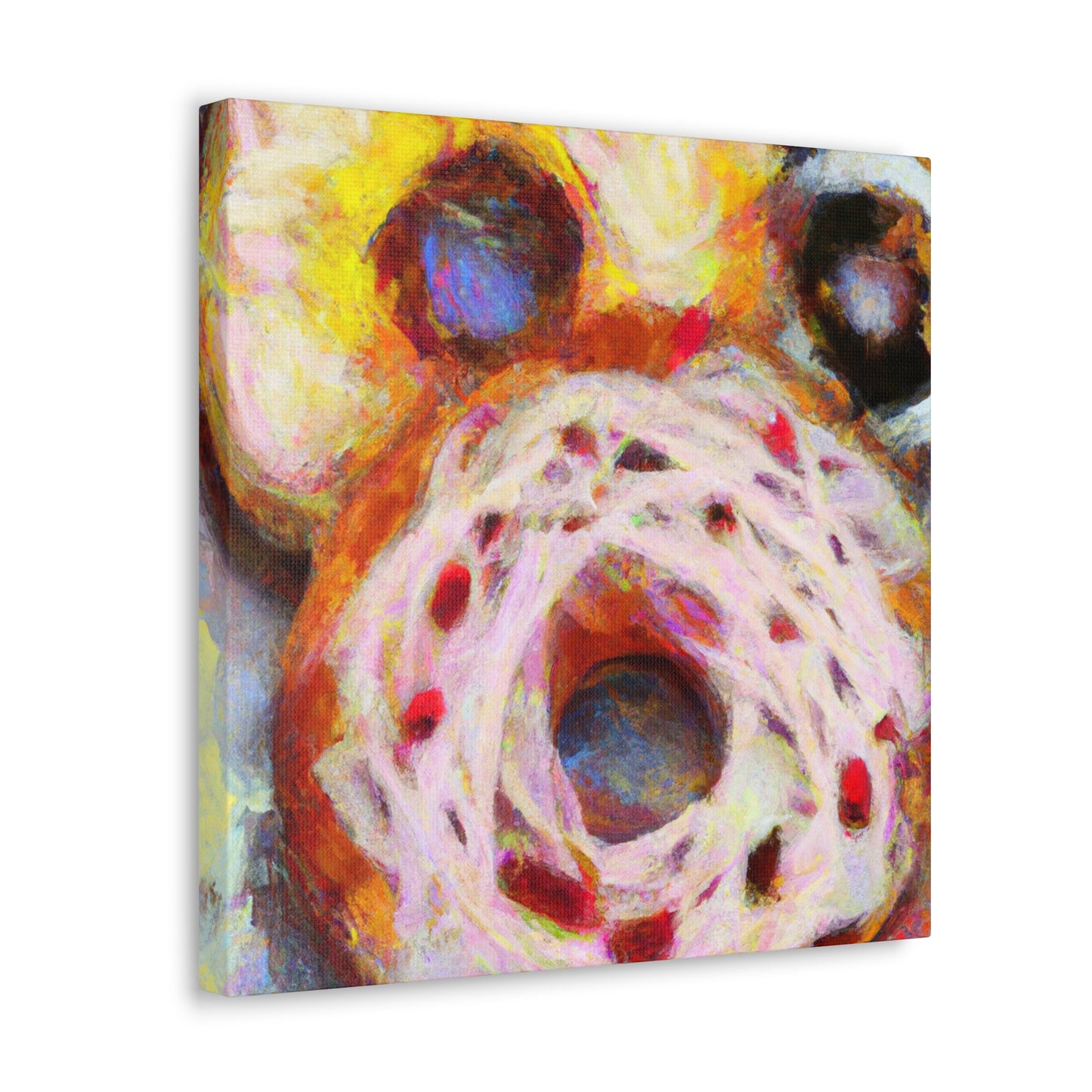 Doughnut Dreamscape Painting - Canvas