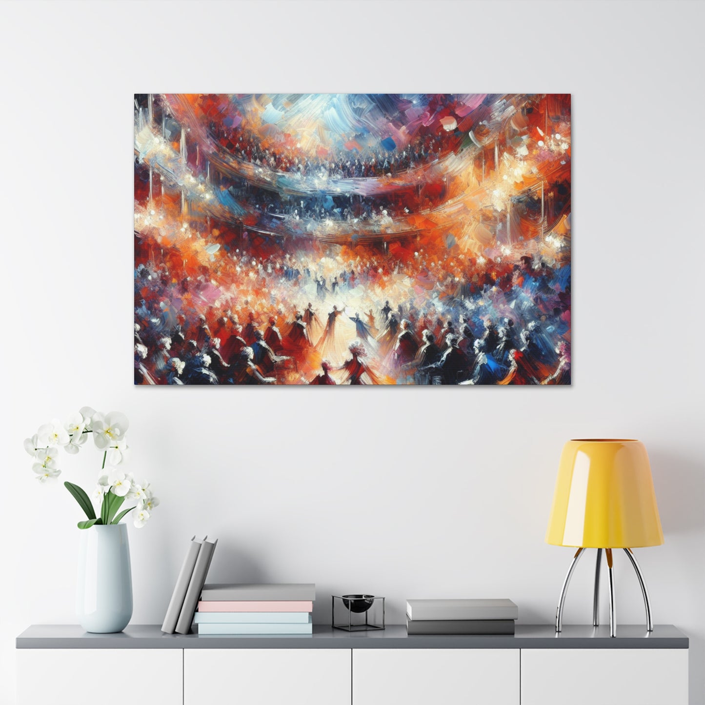 Operatic Symphony of Movement - Canvas