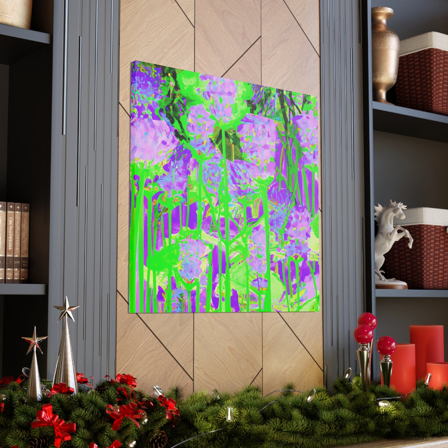 Lavender Twilight Blooms - Canvas