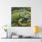 Iguana in Impressionism - Canvas