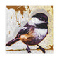 "Chickadee Enchantment Aglow" - Canvas