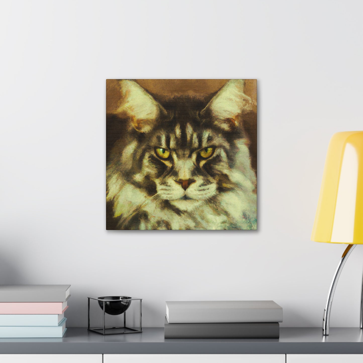 Maine Coon Majesty - Canvas