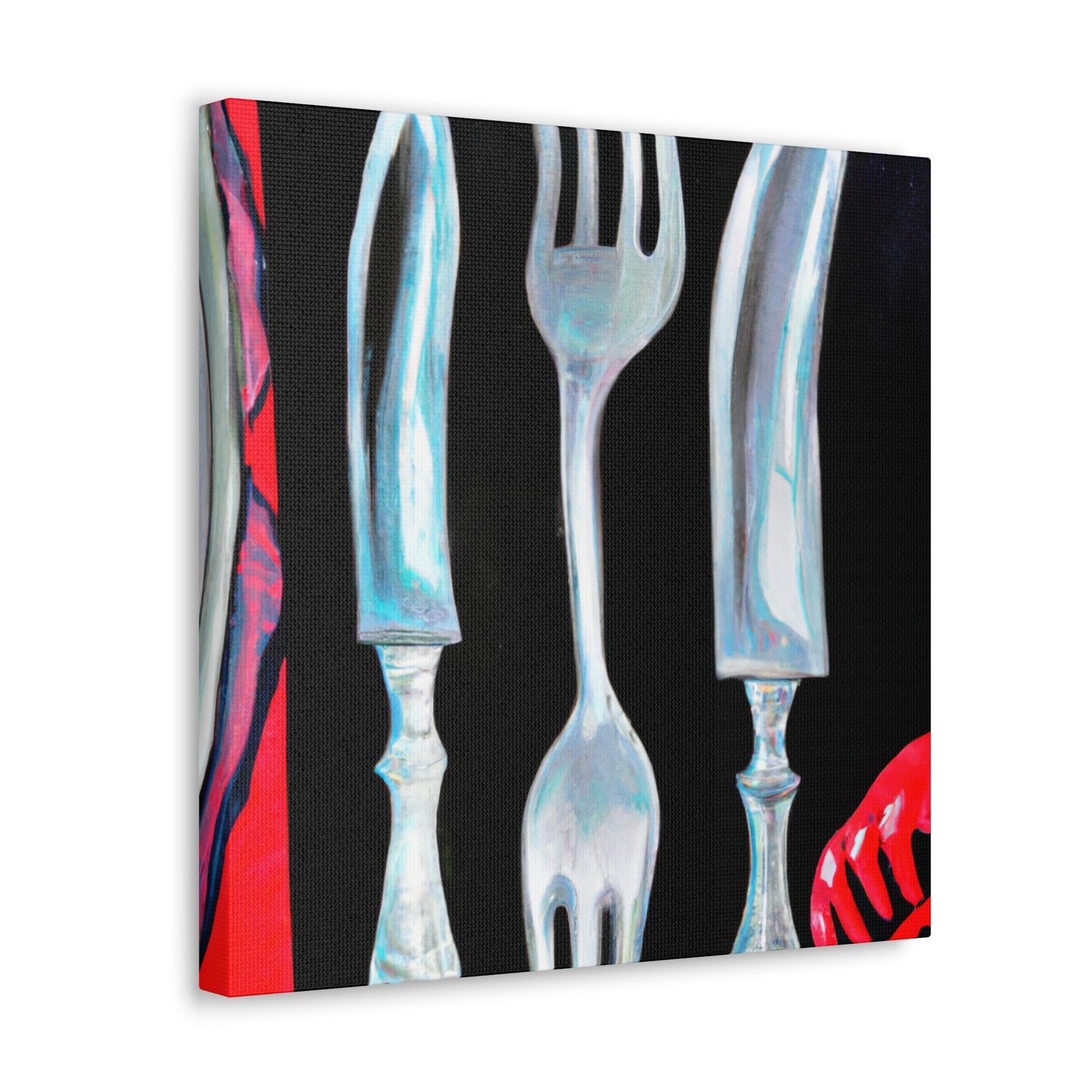 Forked Silver Utopia - Canvas