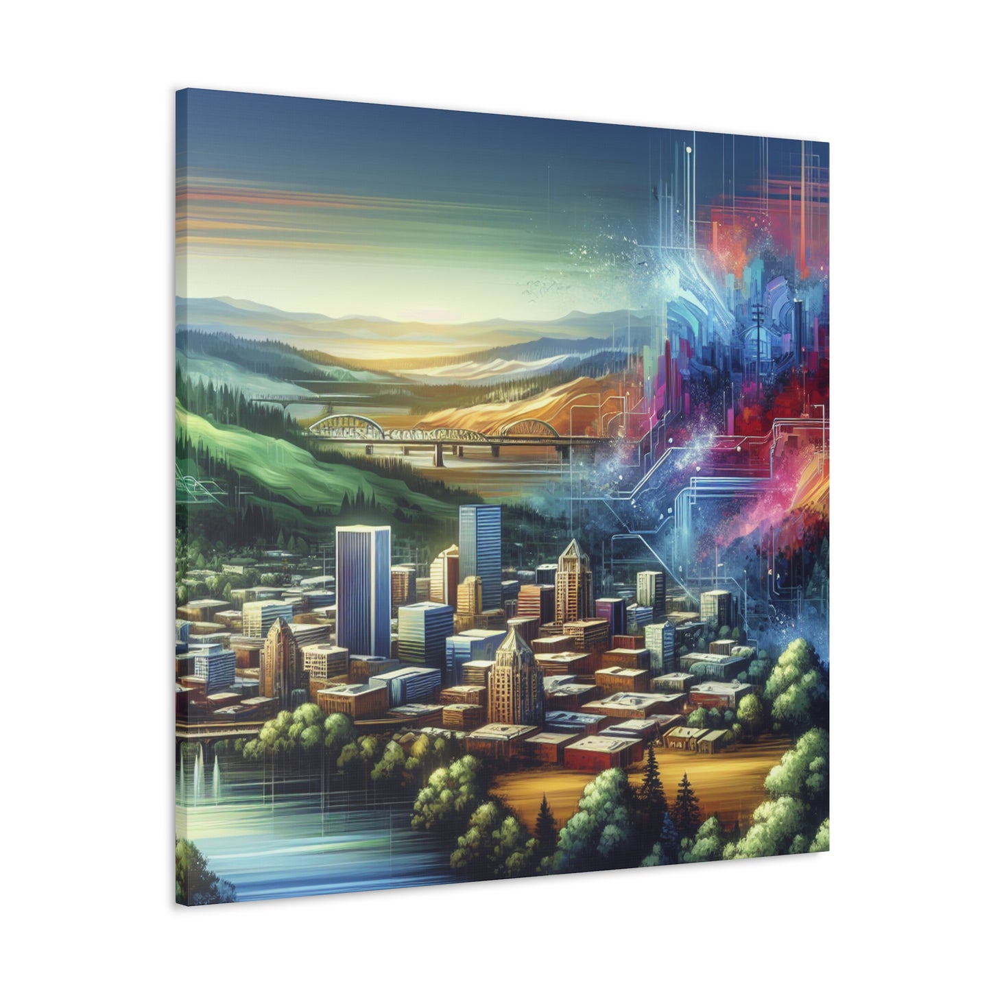 "Majestic Portland Splendor" - Canvas