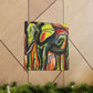 Elephant in Motion - Canvas