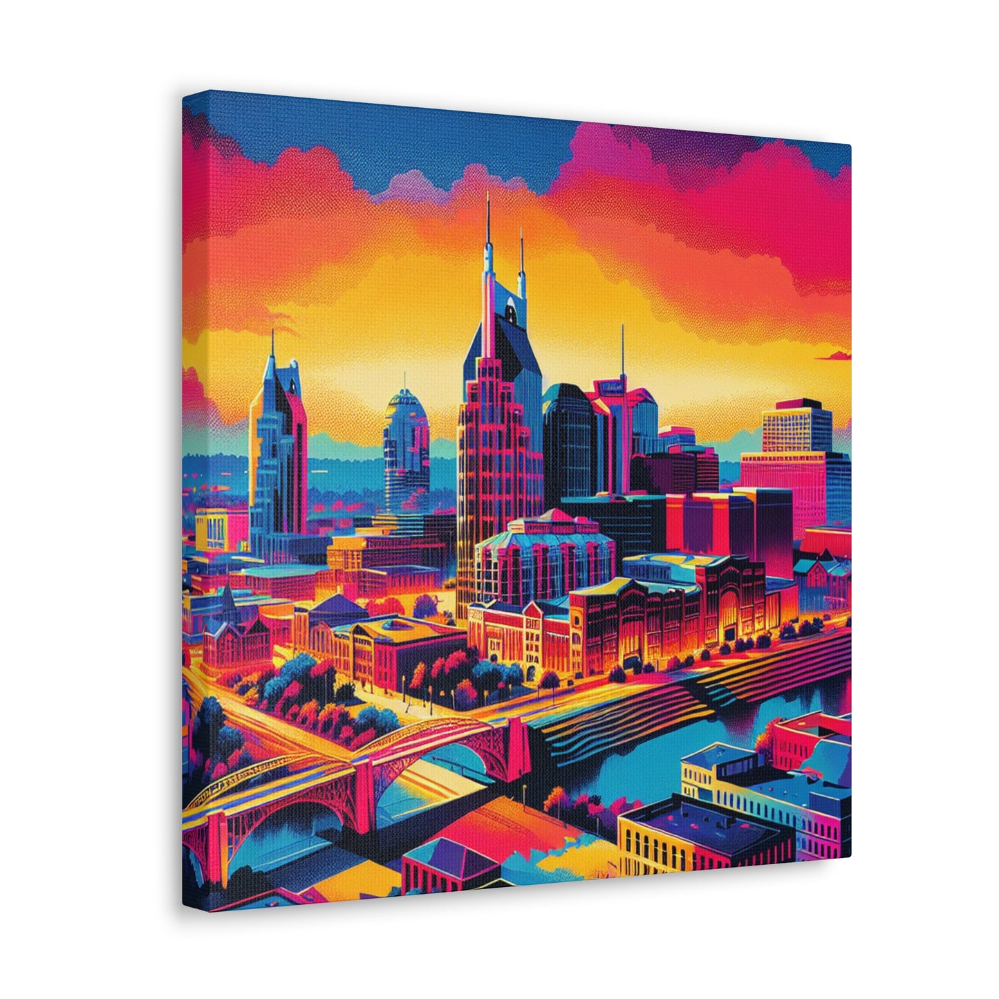 "Melodic City Vibe" - Canvas