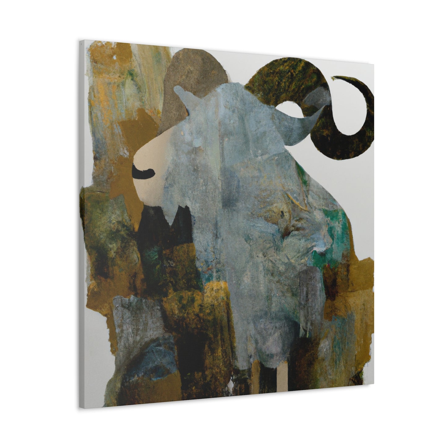 "Majestic Big Horn Rams" - Canvas