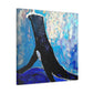 Whale in Turbulence - Canvas