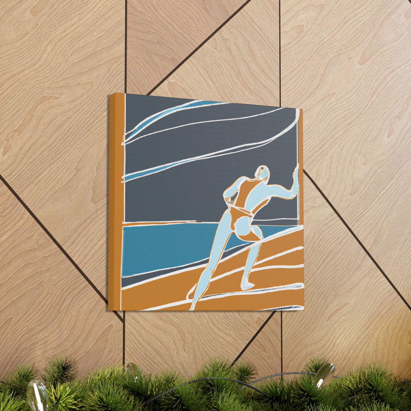 Surfing the Wavelets - Canvas