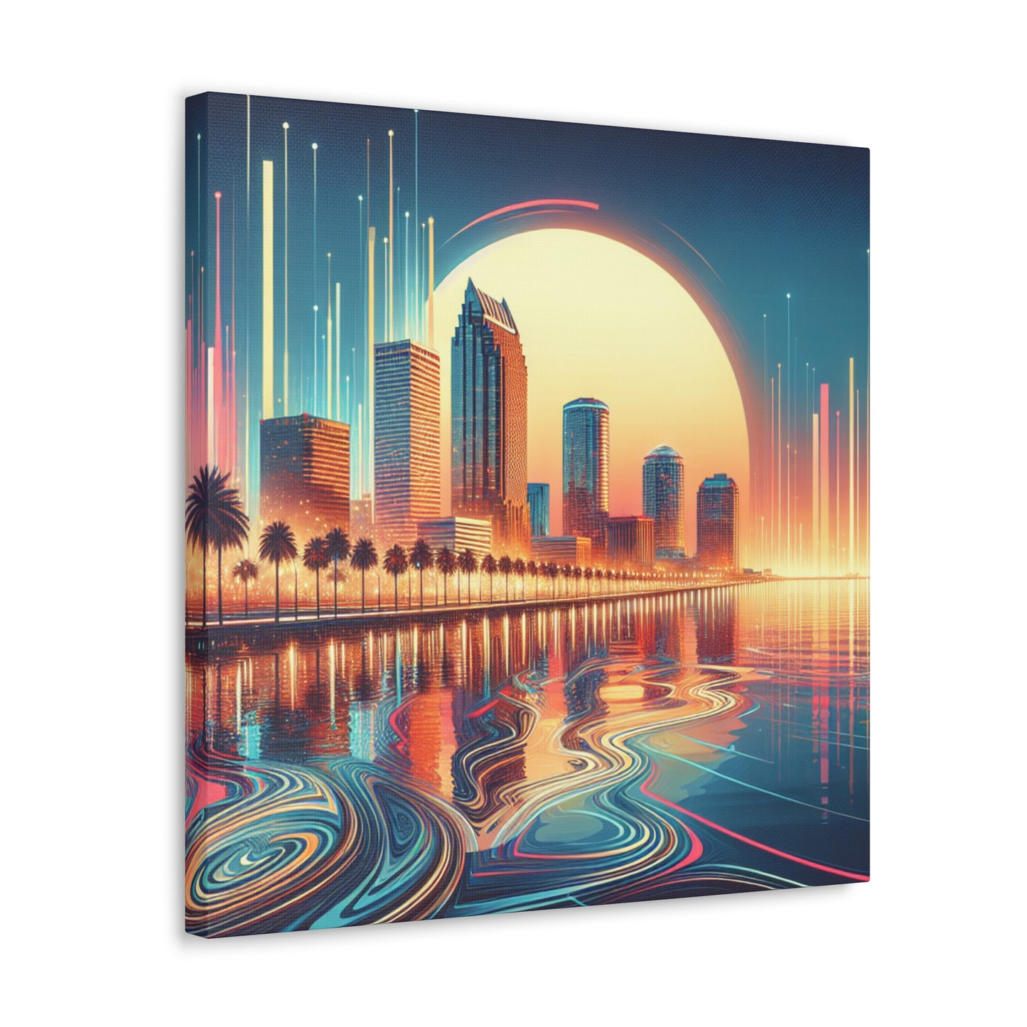 "Transcending Tampa's Essence" - Canvas