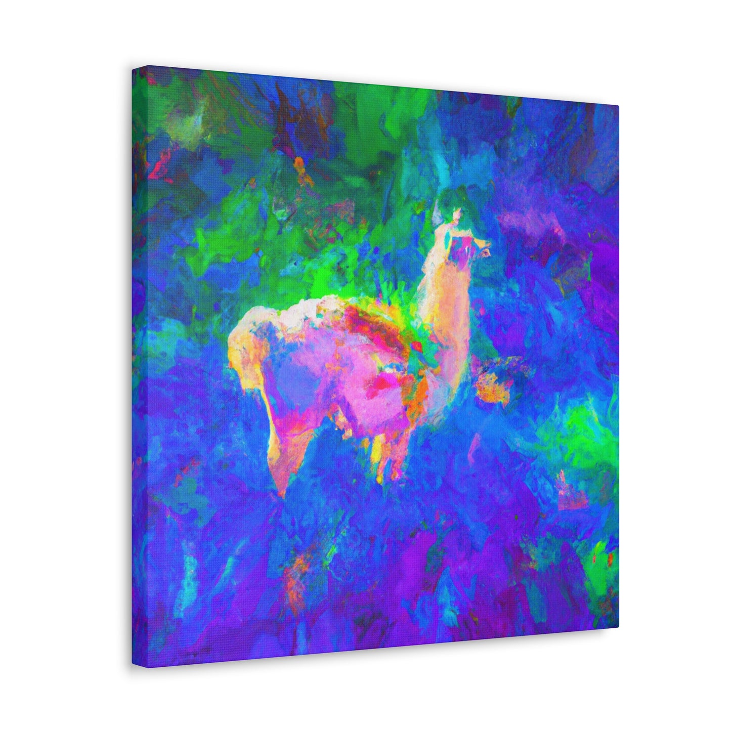 Llama in Impressionism - Canvas