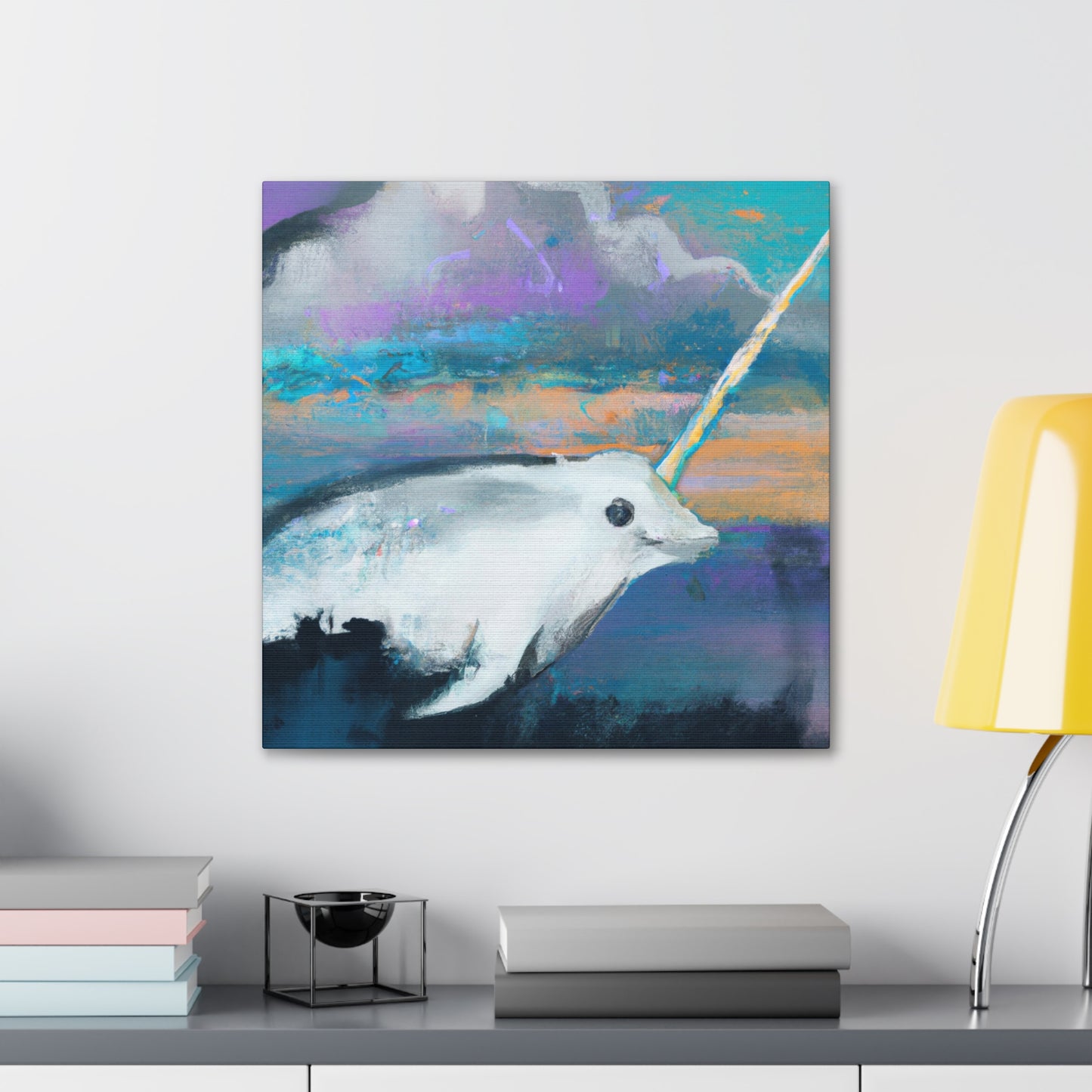 "Narwhal in Symphony." - Canvas