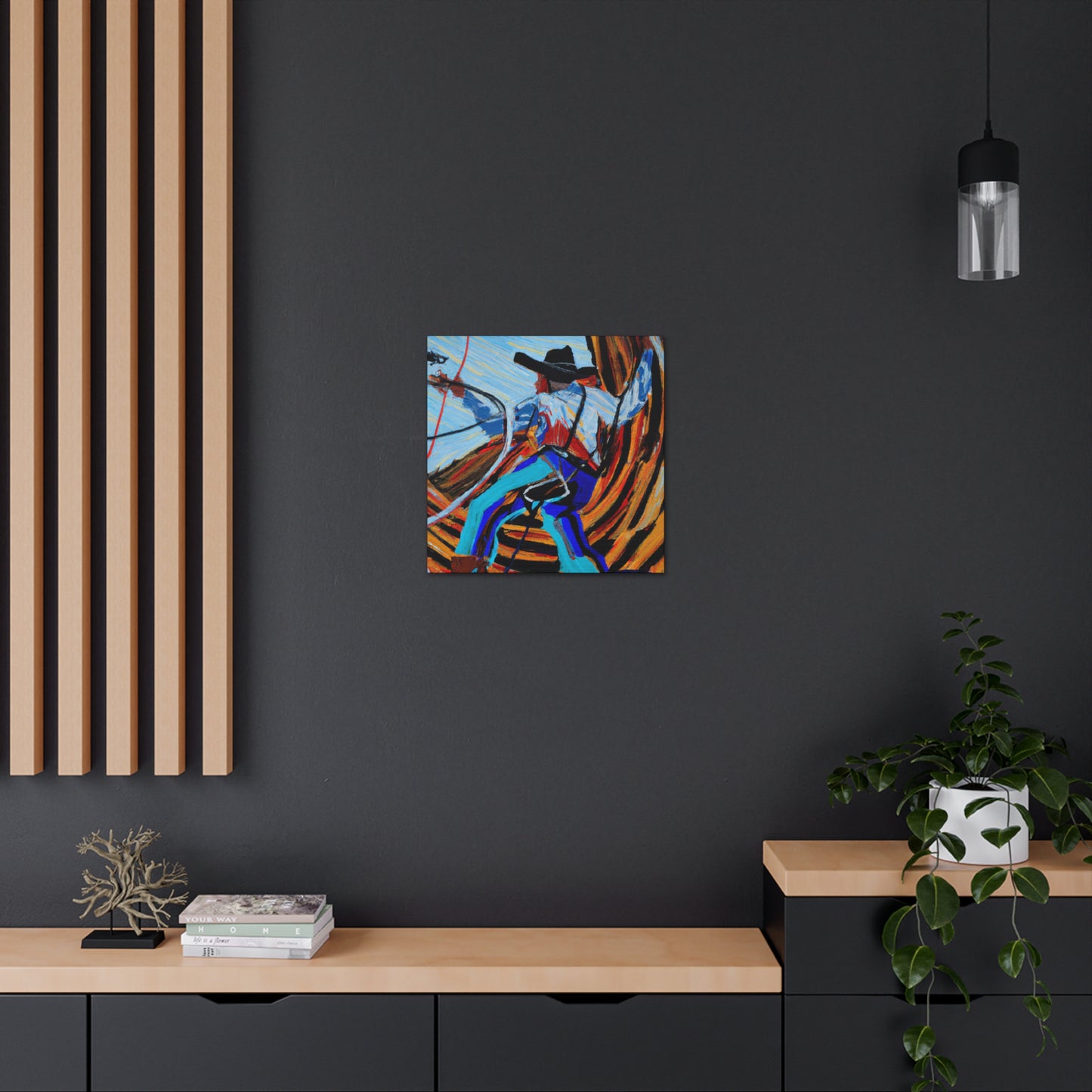 Lassoing Wild West Dreams - Canvas