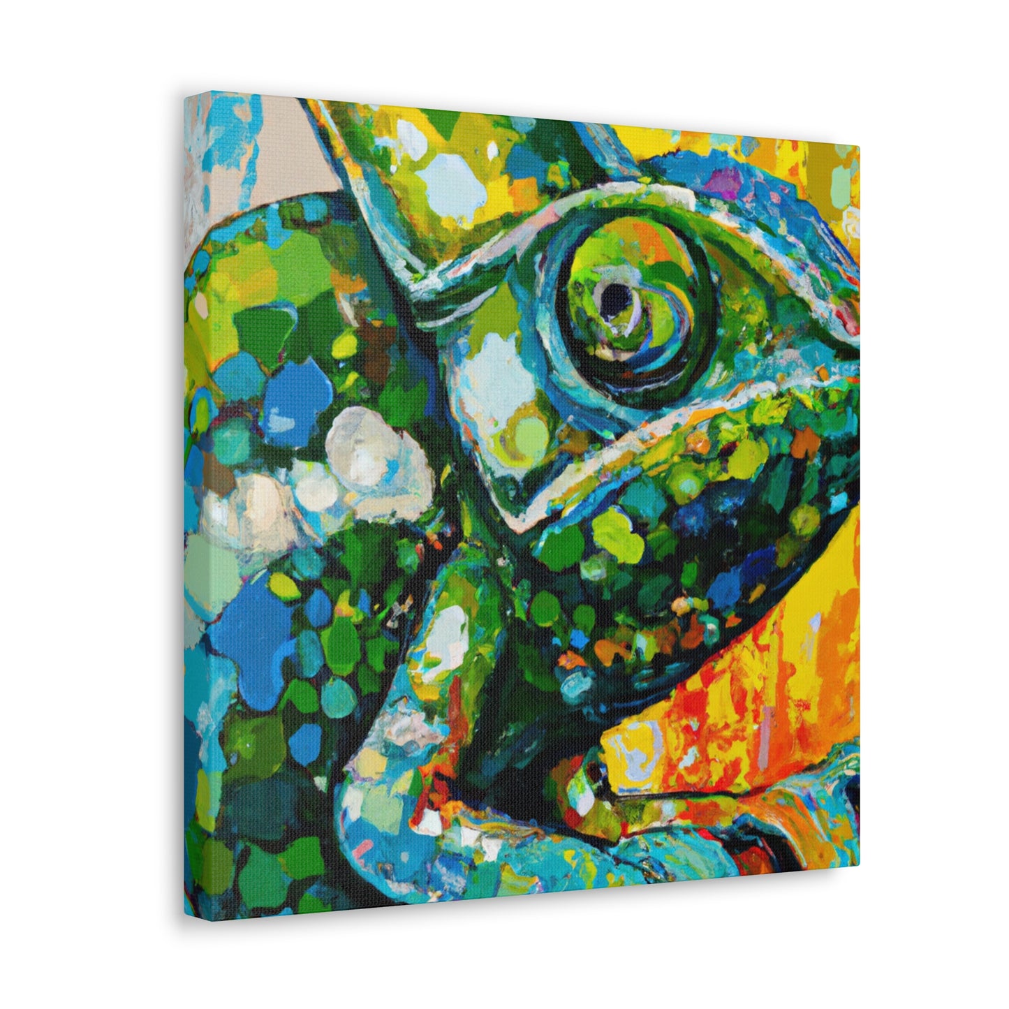 Veiled Chameleon Dreaming - Canvas