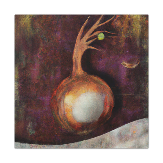 Onion Through Surrealism - Canvas