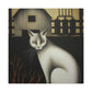 "Barn Cat Velvet Jazz" - Canvas