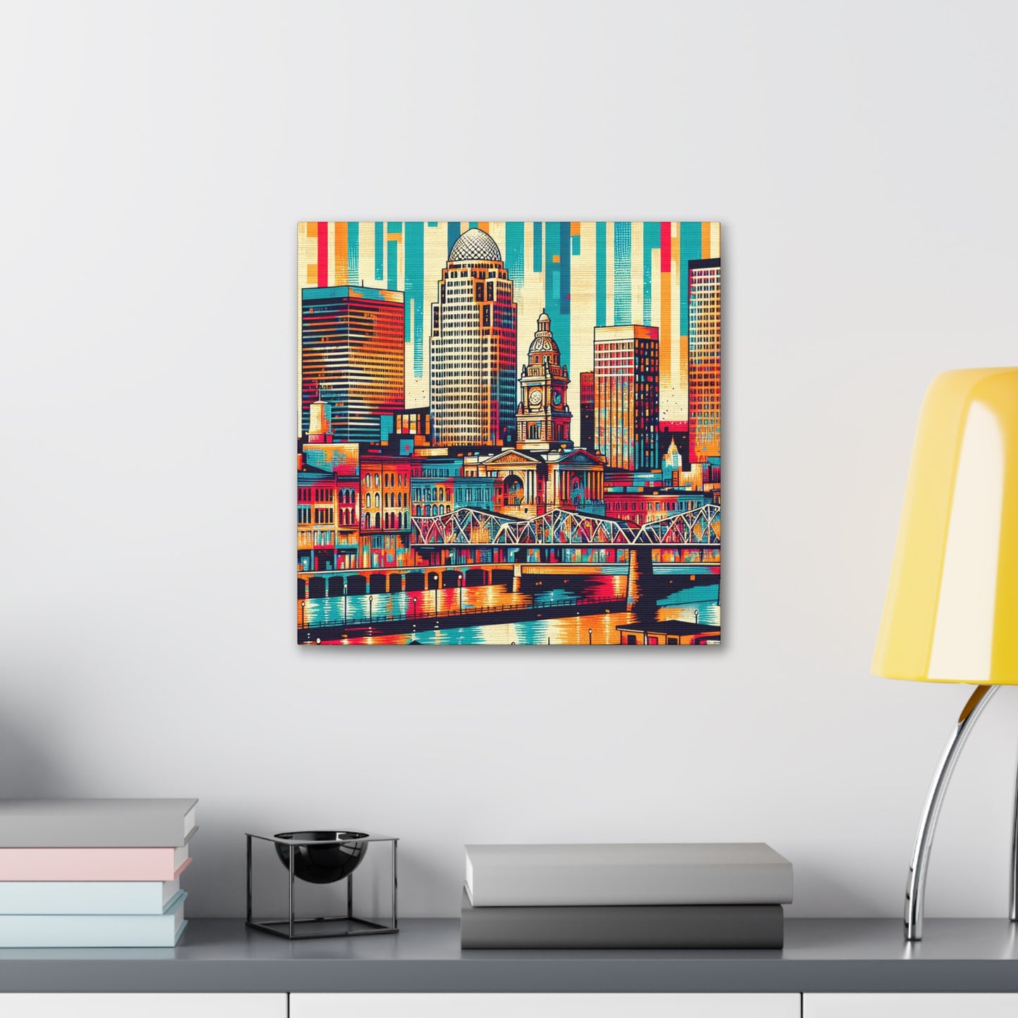 "Louisville Lively Colors" - Canvas