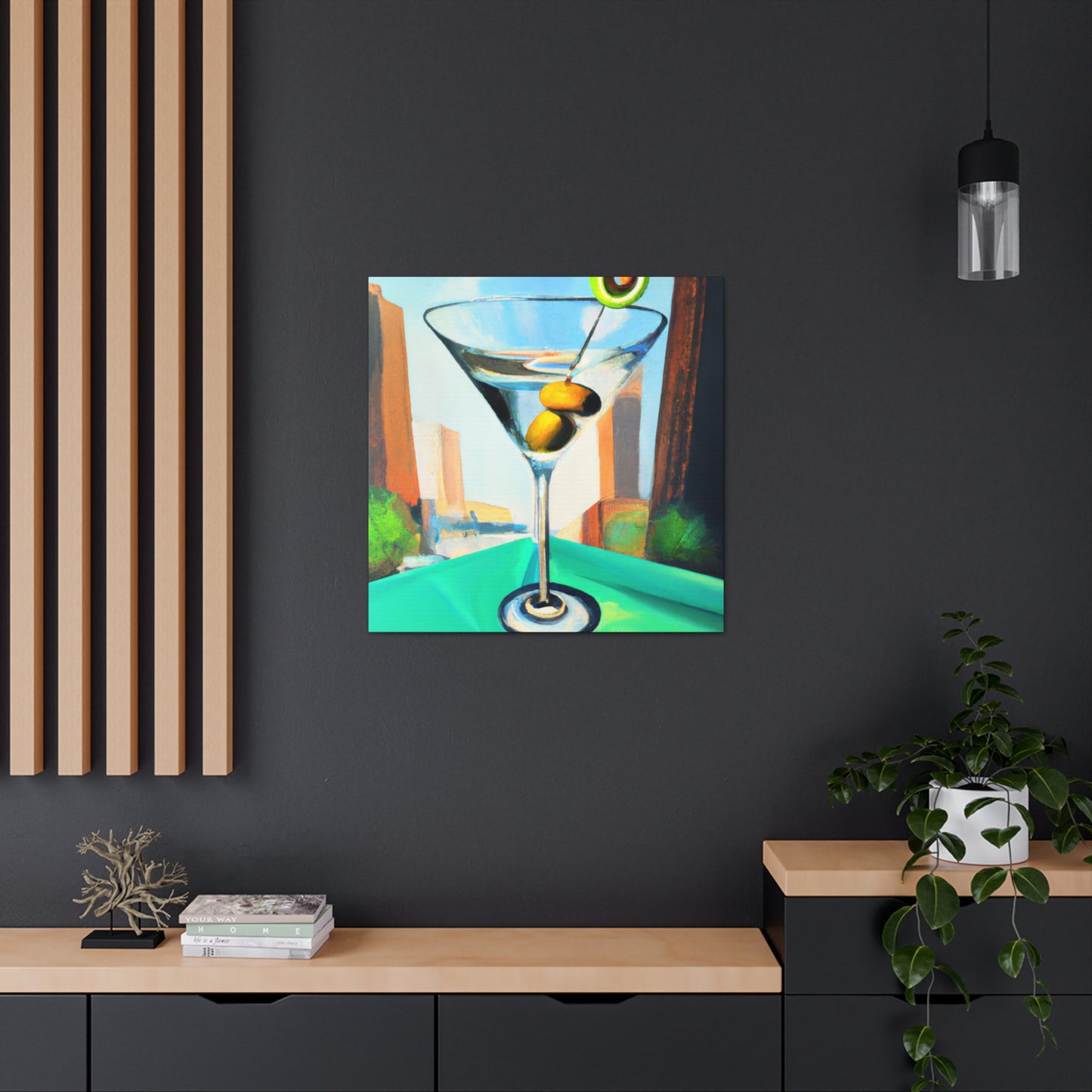 Martini Man Pop Party - Canvas