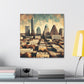 "Vibrant Texan Metropolis" - Canvas