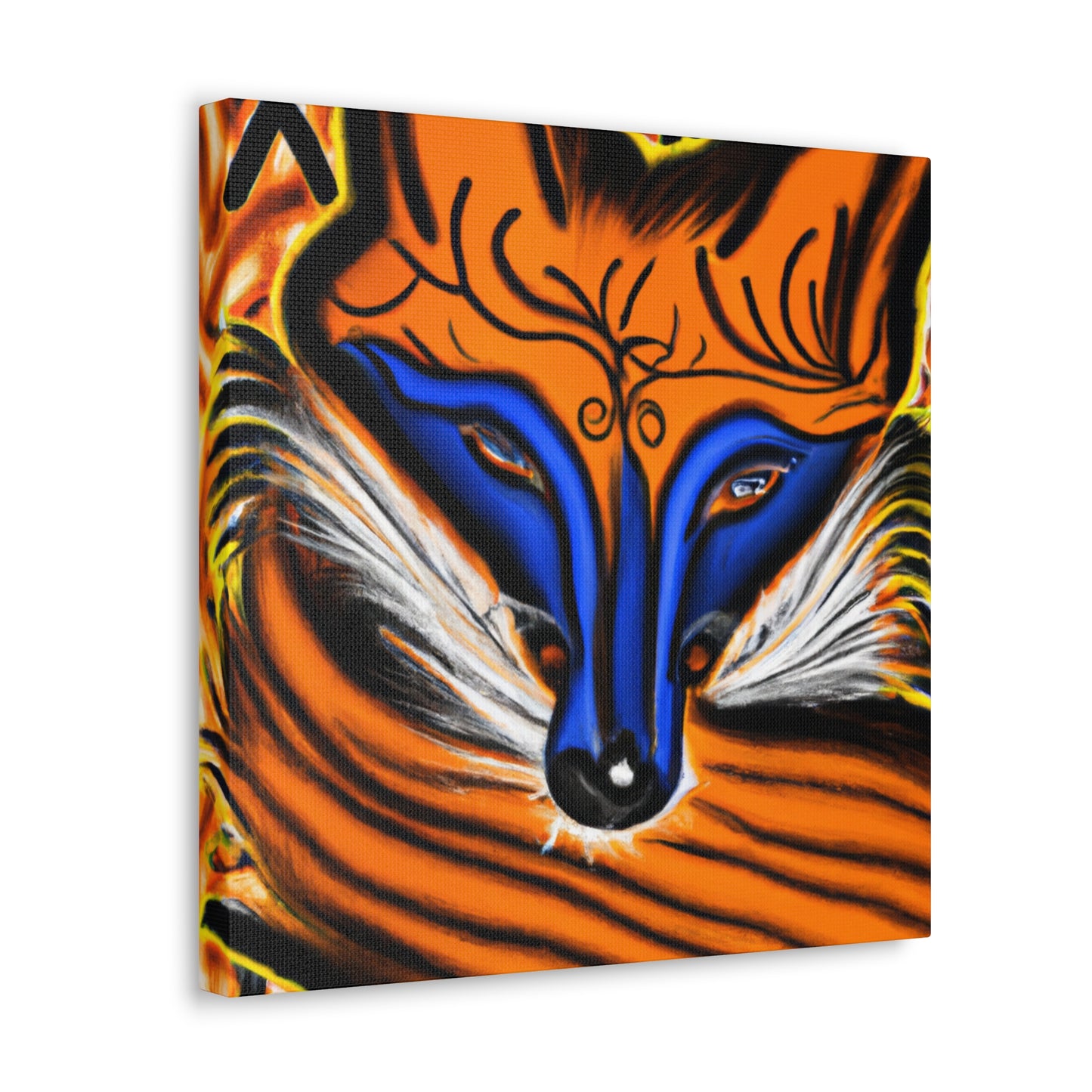 "Dhole in Expressionism" - Canvas